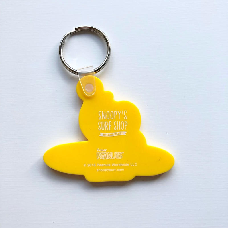 ハワイ Snoopy S Surf Shop スヌーピー キーリング キーホルダー Sun