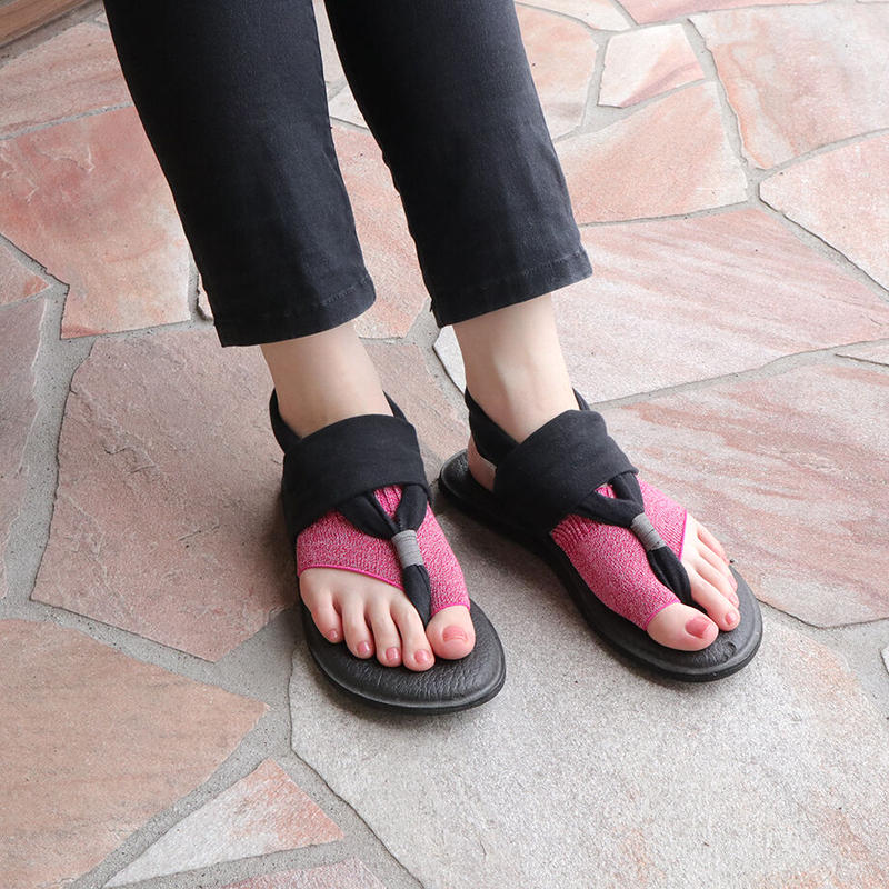 シルクコットンのサンダルソックス トングタイプ Le1340 Hasegawa