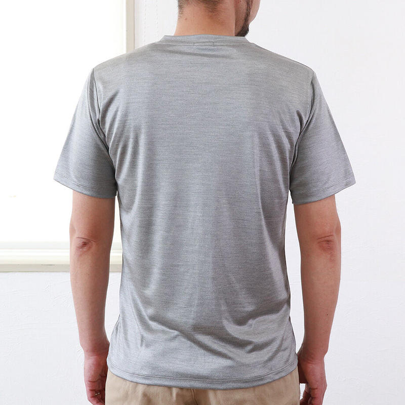 シルクインターロックvネックtシャツ メンズサイズ Te0632 Hasegawa