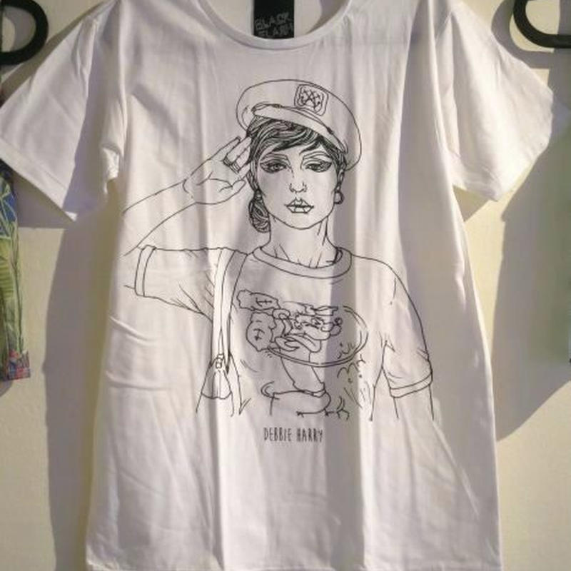 Deborah Harry デボラ ハリー ロックtシャツm白 ブロンディ S W A Deborah Harry デボラ ハリー ロックtシャツm白 ブロンディ S W A