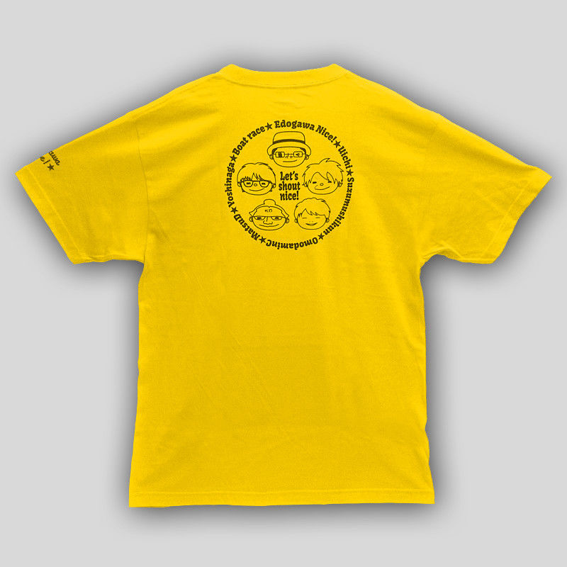 Tシャツ カラー 黄 ういちの江戸川ナイスぅ グッズ販売