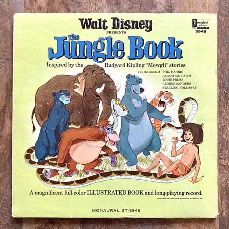 Disney Jungle Book Record ディズニー ジャングルブック レコード 2