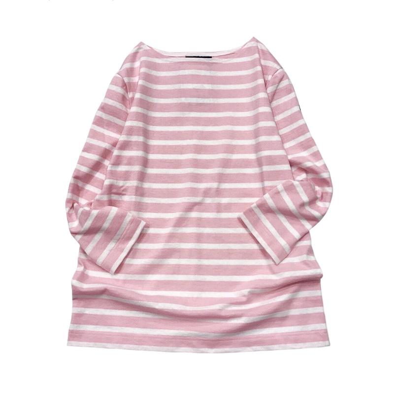 Le Minor ボーダー七分袖カットソー ピンク Grasol Nagasaki Stores Le Minor ボーダー七分袖カットソー ピンク Grasol Nagasaki Stores