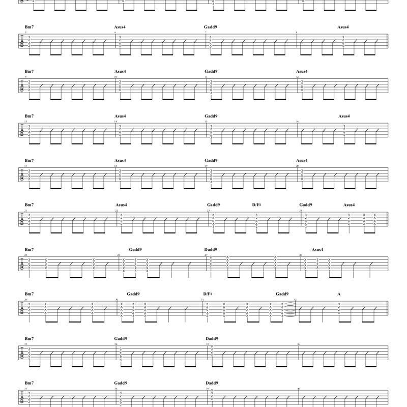 バッキングギター 準透明少年 ヨルシカ Tab Store