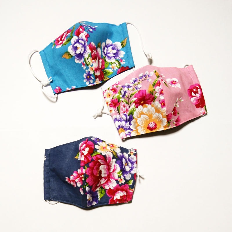 台湾花布のマスク 中国 台湾 香港 アジアのかわいいもの専門店 たびすずめ