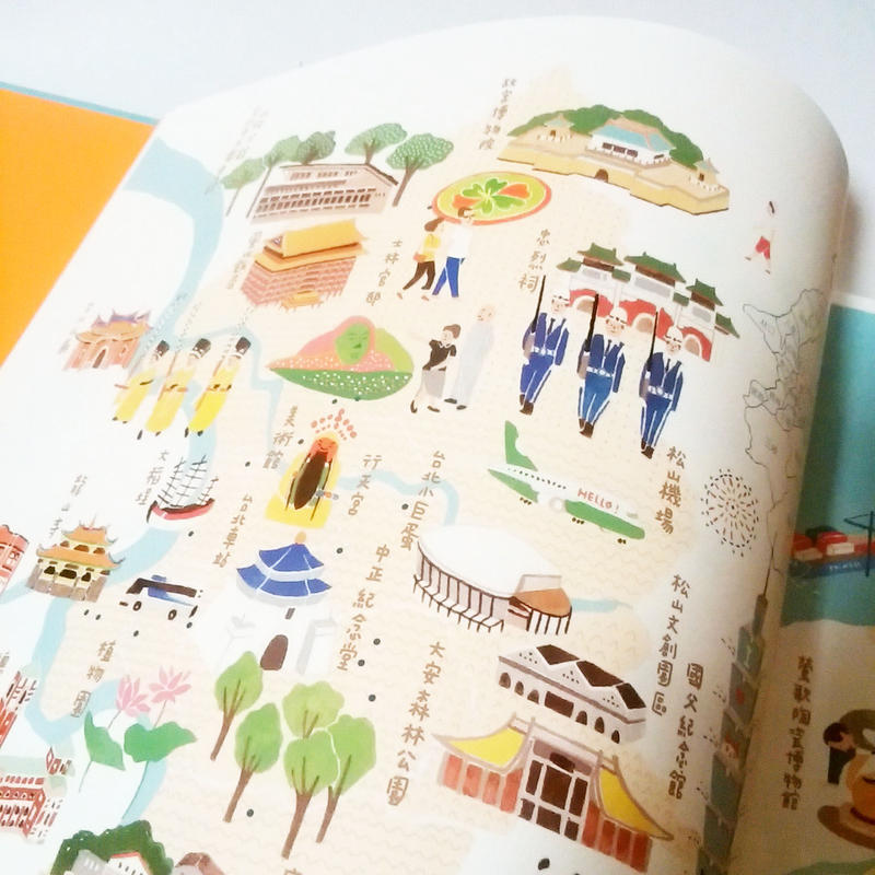 新刊書 台湾地図 中国 台湾 香港 アジアのかわいいもの専門店 たびすずめ