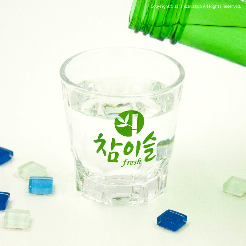 チャミスル Fresh 焼酎グラス サランバン まいにち韓国気分
