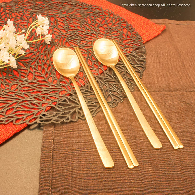 韓国製 スプーン お箸セット マット サランバン まいにち韓国気分