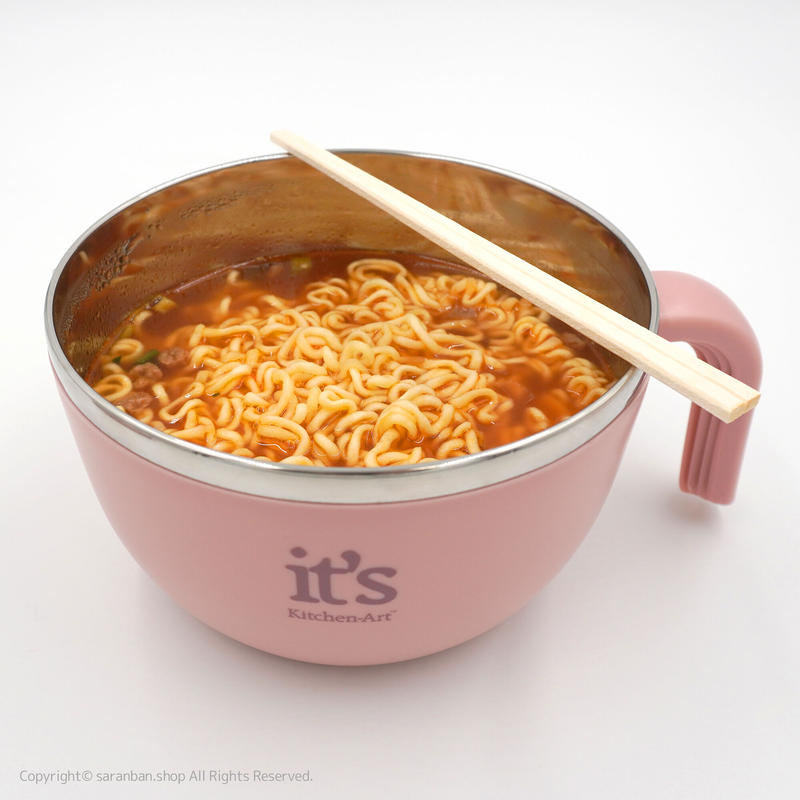 再入荷予定 Kitchen Art ハンドルラーメン器 全３色 サランバン まいにち