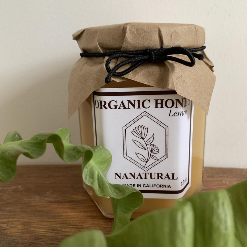 クリーミーレモンハニー オーガニックはちみつ カリフォルニア産 白はちみつ 生はちみつ