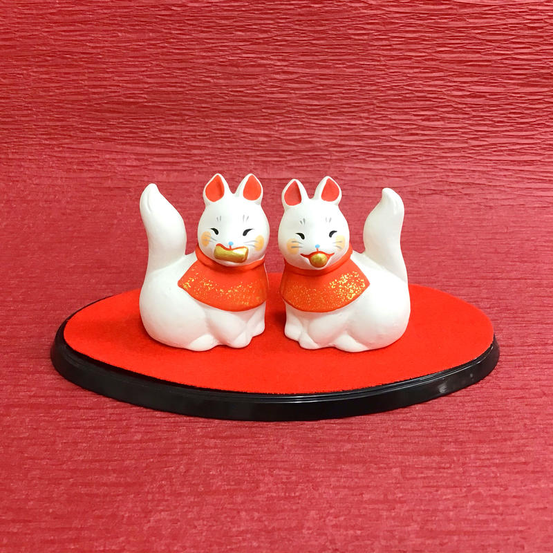 お稲荷さん 白狐 高畠商店