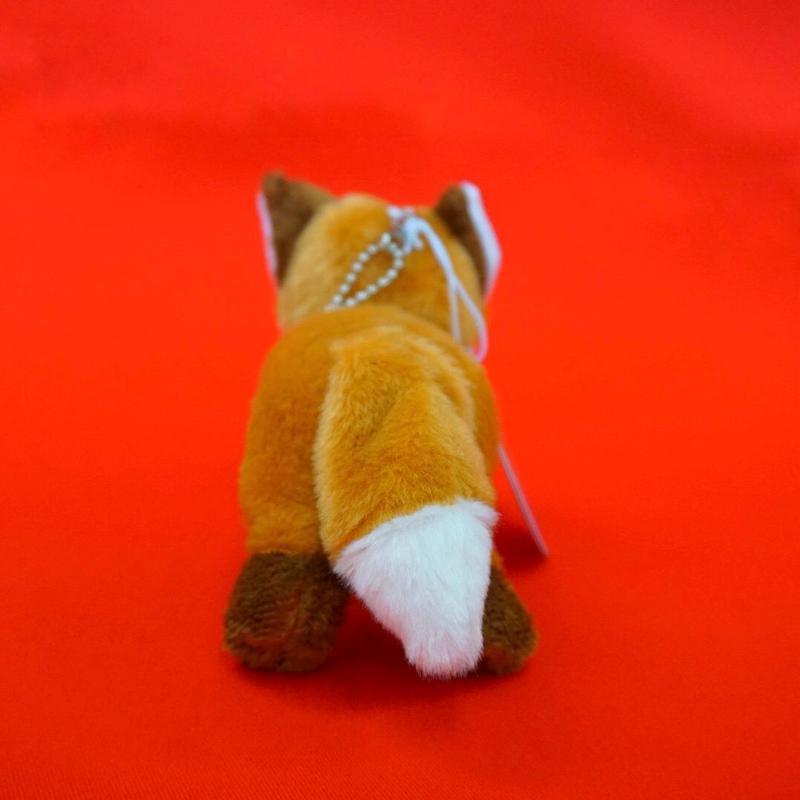 ふわふわ狐ぬいぐるみ マスコットチェーン 高畠商店