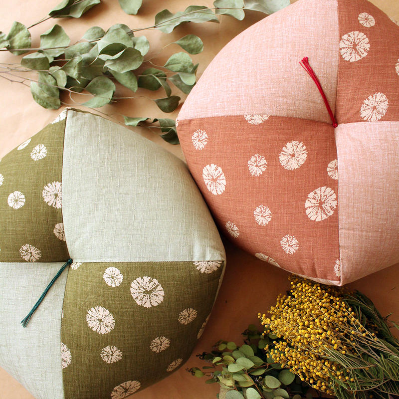 おじゃみ座布団 ｍサイズ 絞りグリーン 洛中高岡屋公式ギフトサイトwarara