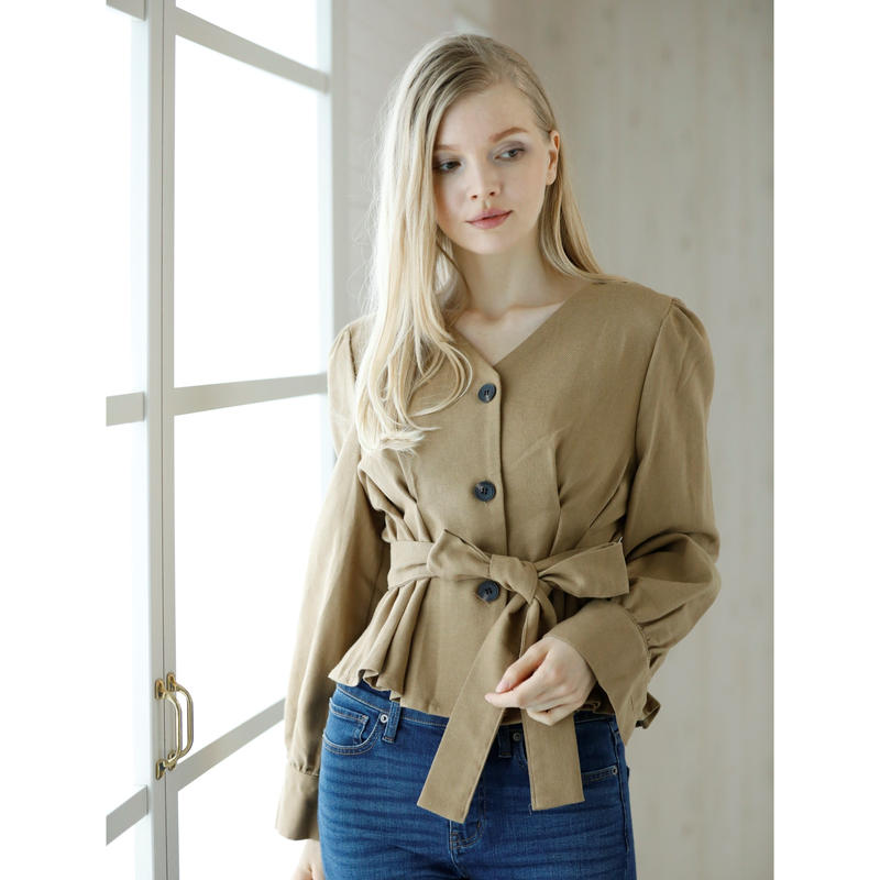 ウエストタックブラウス Belle Bella