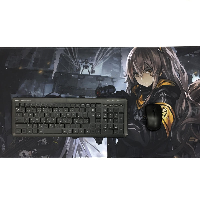 404小隊 9０ｃｍ ｘ ４０ｃｍ特大マウスパッド キーボードマット 臥龍商店 輸入
