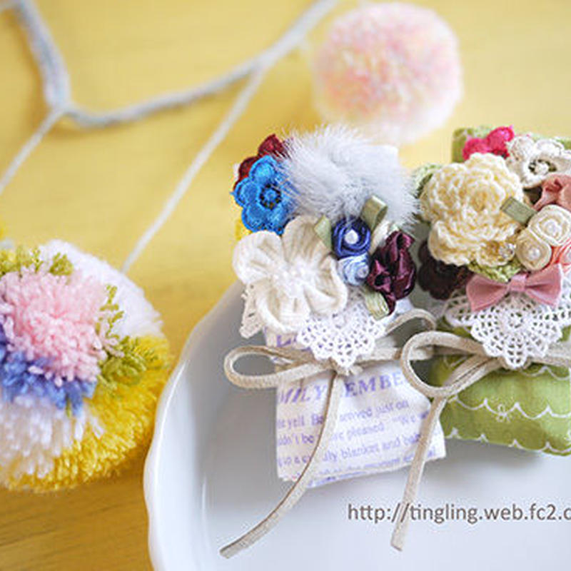 花束のニードルケース 作り方 Tamaki Yui Handmade Recipe