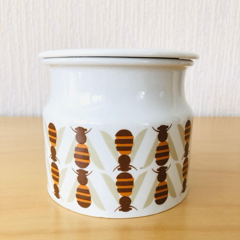 Arabia アラビア Pomona ポモナ ジャムポット Honung ミツバチ柄 Wa Arabia アラビア Pomona ポモナ ジャムポット Honung ミツバチ柄 Wa