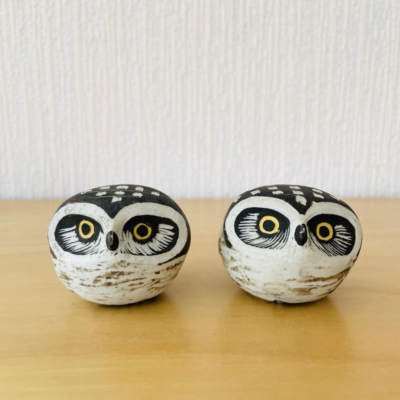 高速配送 グスタフスベリ【レア美品】ふくろう エドワードリンダール①