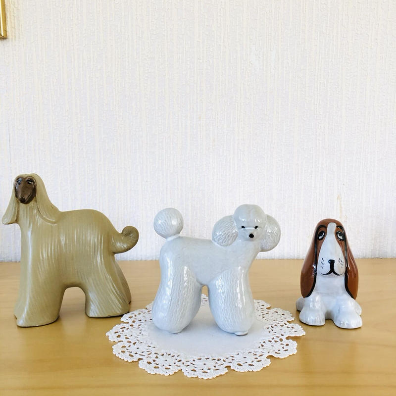 リサラーソン プードル 白