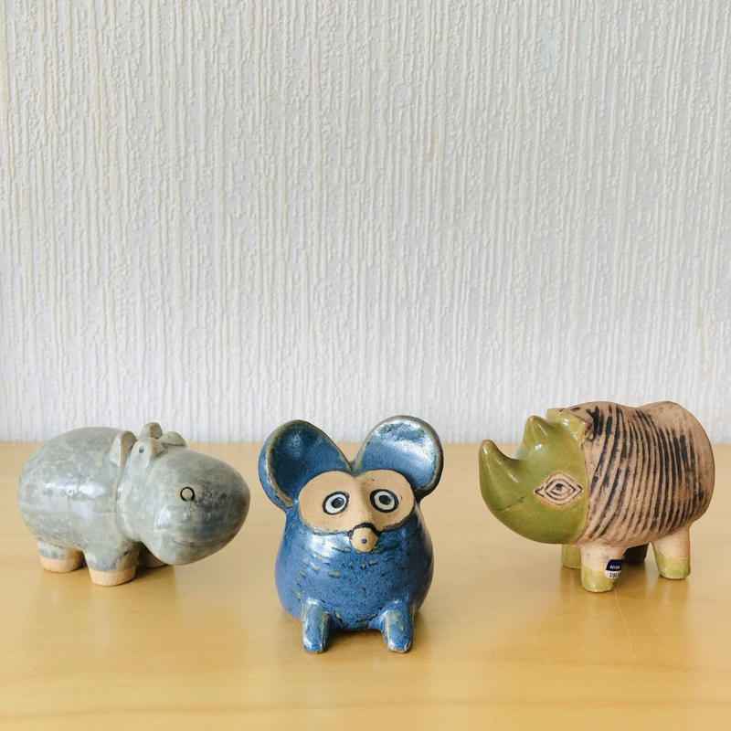 新品リサラーソン　グレー　親子 新品リサラーソングレー親子