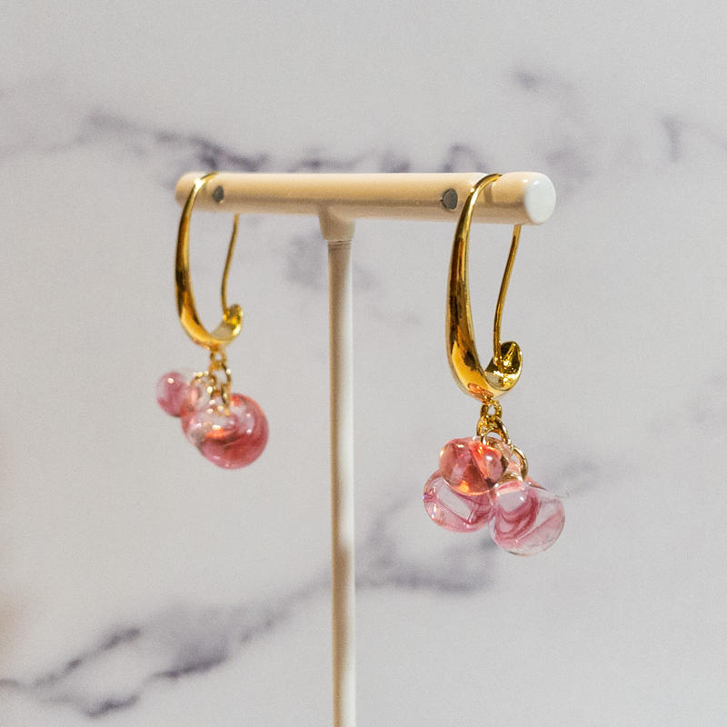 ティアドロップビーズピアス Negi Store