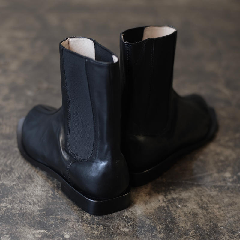 SQUARE TOE SIDE GORE BOOTS | T.A.S JAPAN OFFIC...