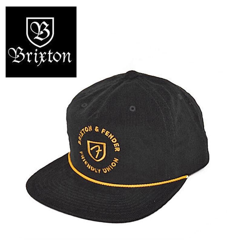 Brixton キャップ Fender Electric Mp Snapback Cap Bl