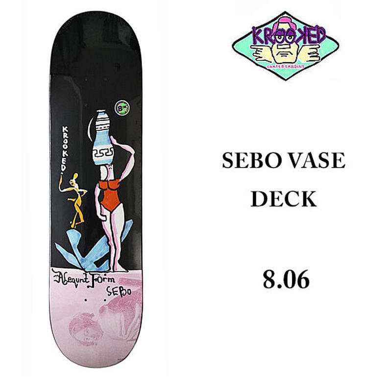 新品本物】 クルキッド フロック デッキ KROOKED FLOCK スケートボード