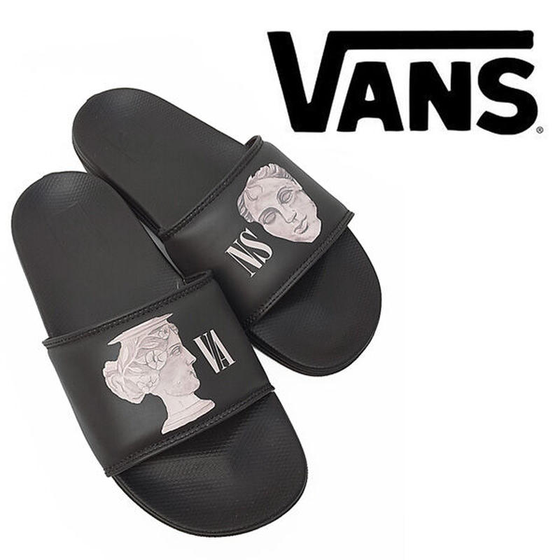 大人女性の バンズ メンズ サンダル シューズ Vans Men S La Costa Slide True White Black Fucoa Cl