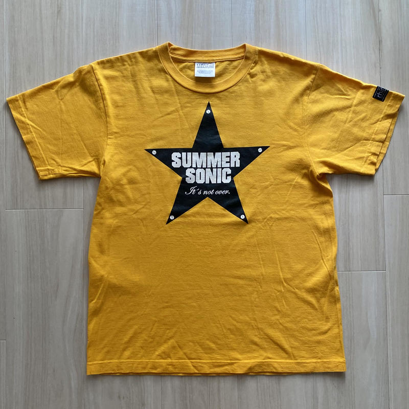 古着 Summer Sonic 02 T Shirt Yellow The Thr