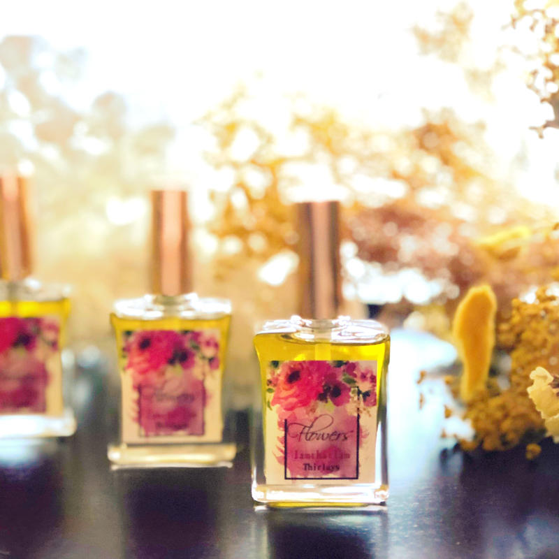 金木犀の豊かさブレンド 最高品質オーガニックアロマ香水 シアレス Thirlays