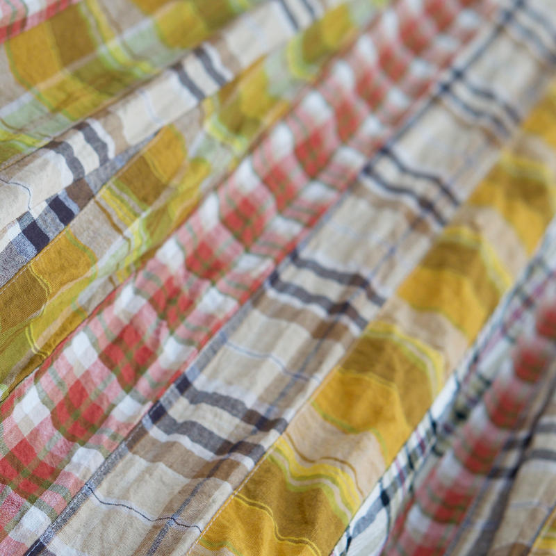 太陽のワンピース 大地の鼓動と太陽の恵みのパッチワーク 十 色 社