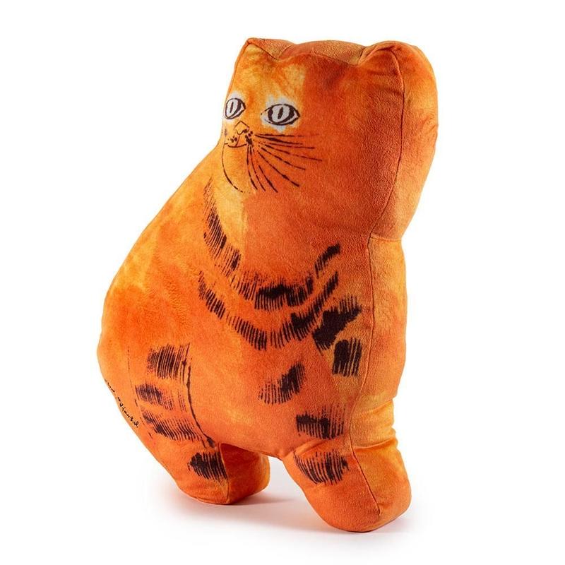 Andy Warhol Orange Sam The Cat Plush Tomenosuke