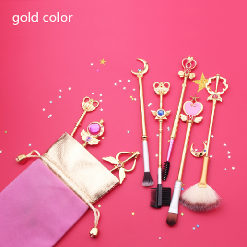 A セーラームーンメイクブラシセット8pcs Set Miiediyfox