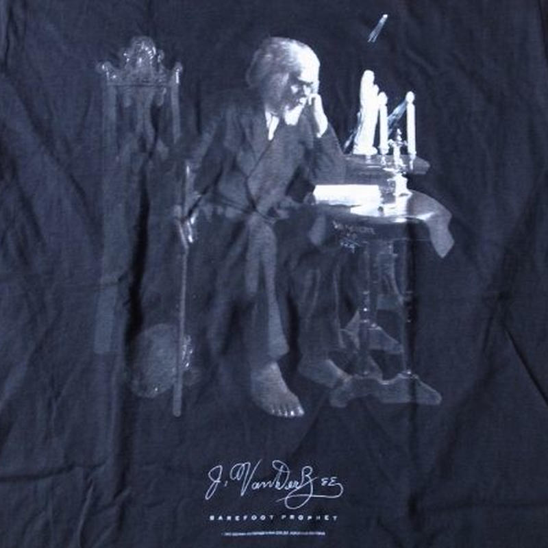 90 S Usa製 James Van Der Zee フォト Tシャツ L 黒 ジェームス