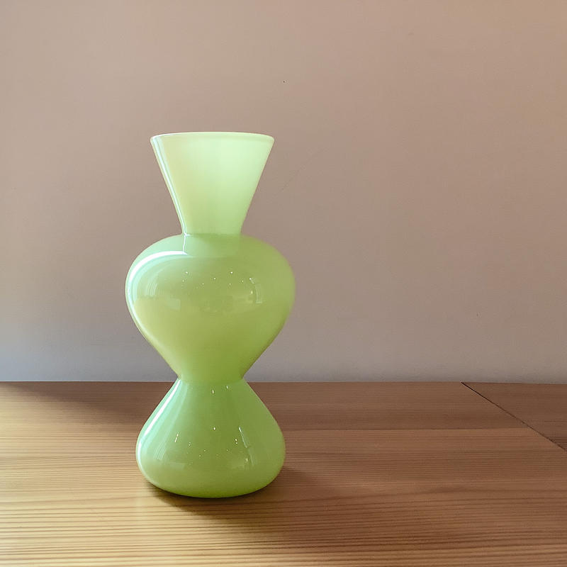 花入れ ミントグリーン 高橋禎彦 富山市ガラス美術館ミュージアムショップ