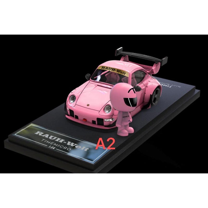 Timemicro 1 64 ポルシェ Rwb フィギュア付き ピンク トレジャー キラーズ