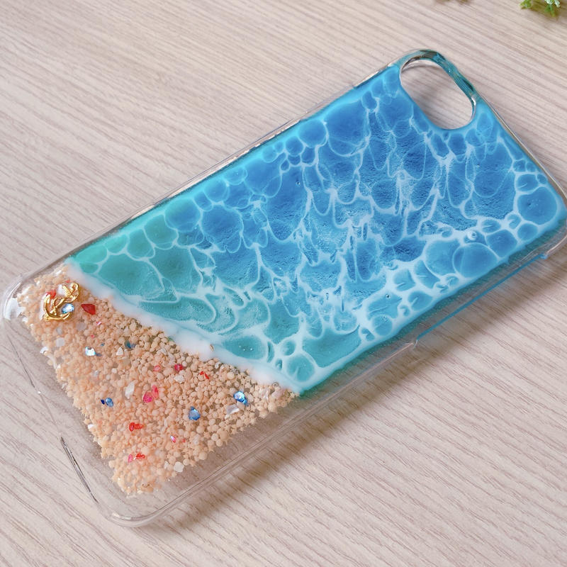 Sc 004 海 クリア スマホケース Tricoloredaisy Sc 004 海 クリア スマホケース Tricoloredaisy