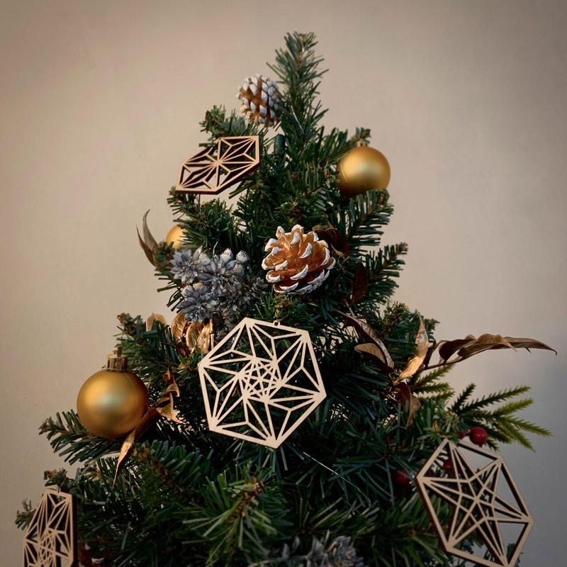 和柄ミニクリスマスツリー Mini Christmas Tree Tsubaki Label