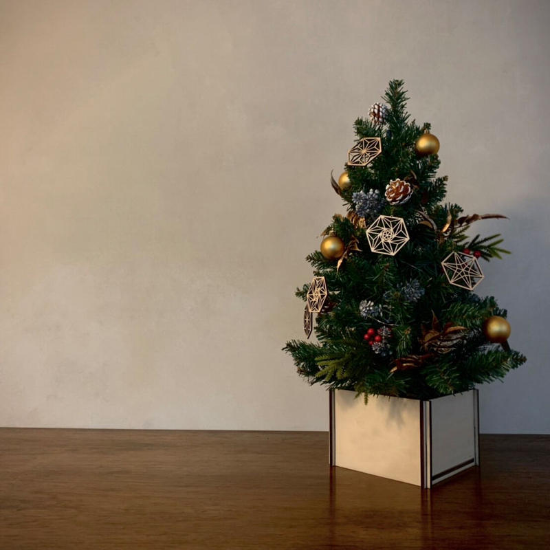 和柄ミニクリスマスツリー Mini Christmas Tree Tsubaki Label