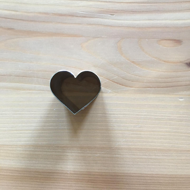 抜き型 ハート 中 つきじ常陸屋