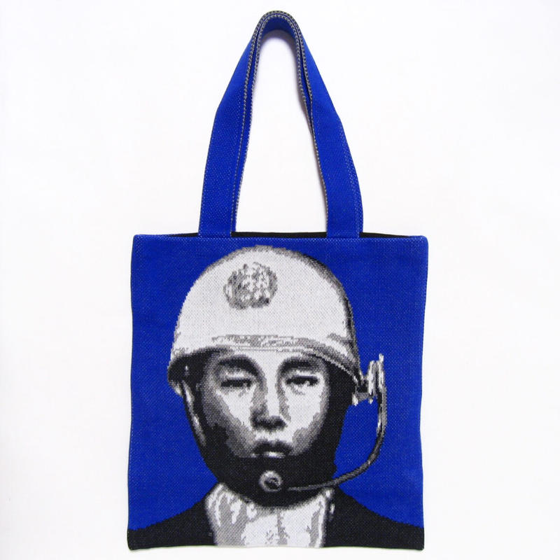 編み物堀之内 Klaus Nomiクラウス・ノミ ニットトートバッグ 編み物