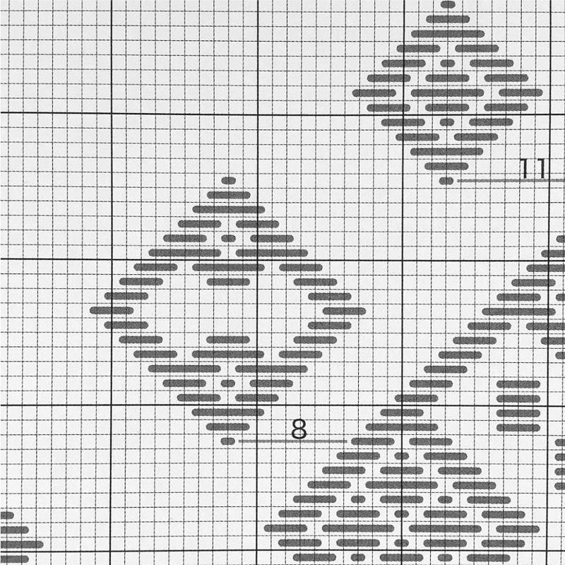 津軽こぎん刺し タペストリー 大判