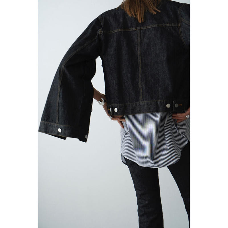 CLANE クラネ “BELL SLEEVE COMPACT JEAN JACKET” ベルス...