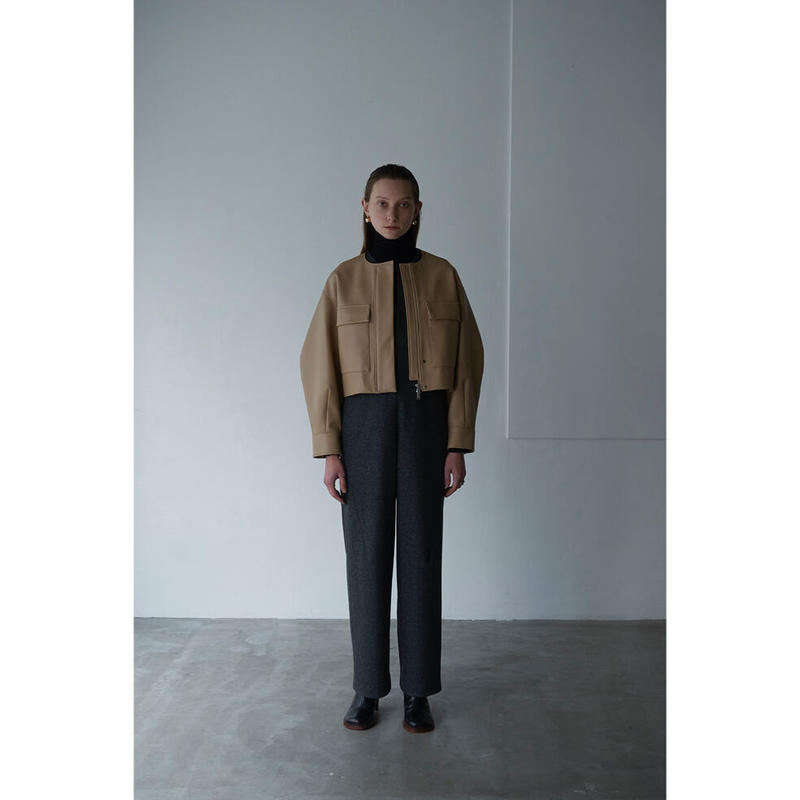 CLANE クラネ “VEGAN LEATHER SHORT JACKET” ヴィーガンレザー