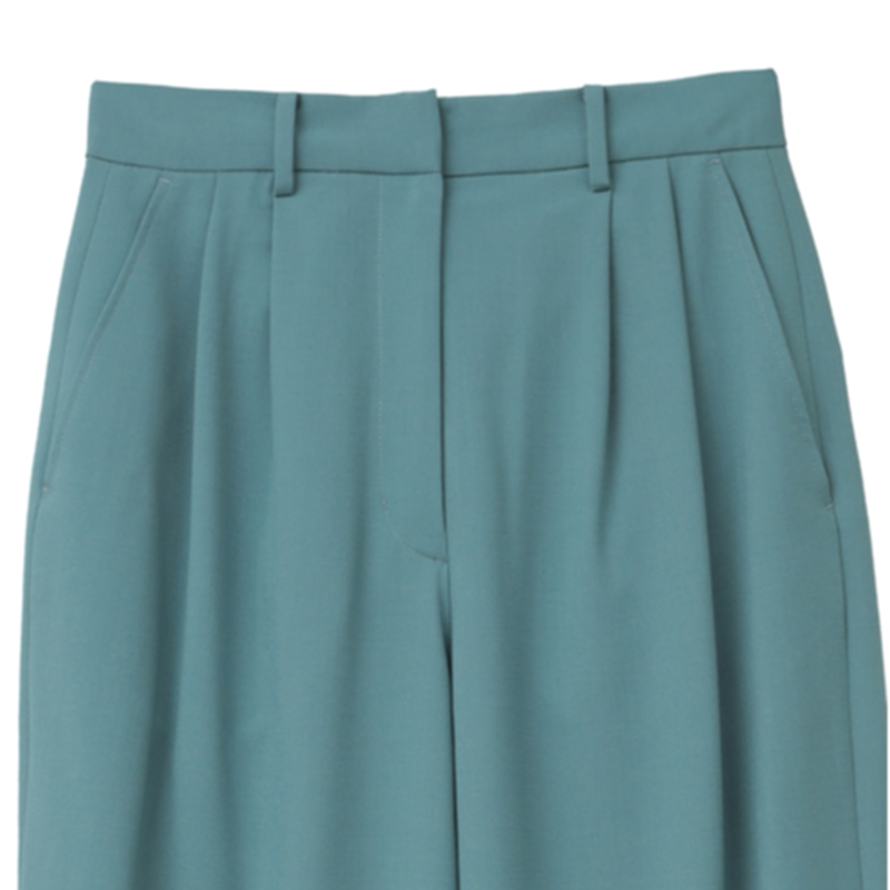 CLANE クラネ “BASIC TUCK PANTS” ベーシックタックパンツ | t / wo