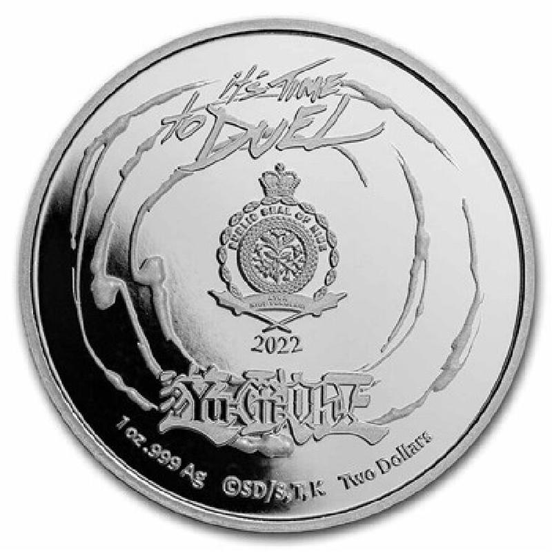 2022 遊戯王 ニウエ発行 銀貨 ブラマジガール ペガサス-