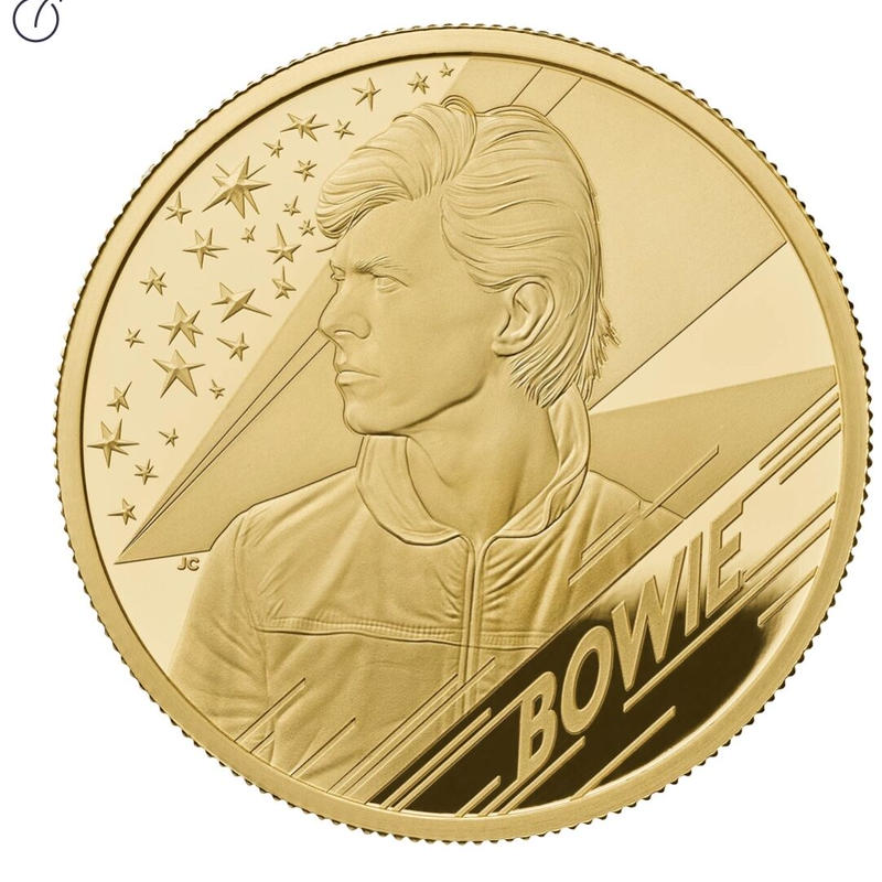 デビッドボウイ ミュージックレジェンド 1オンス 100ポンド金貨 ...