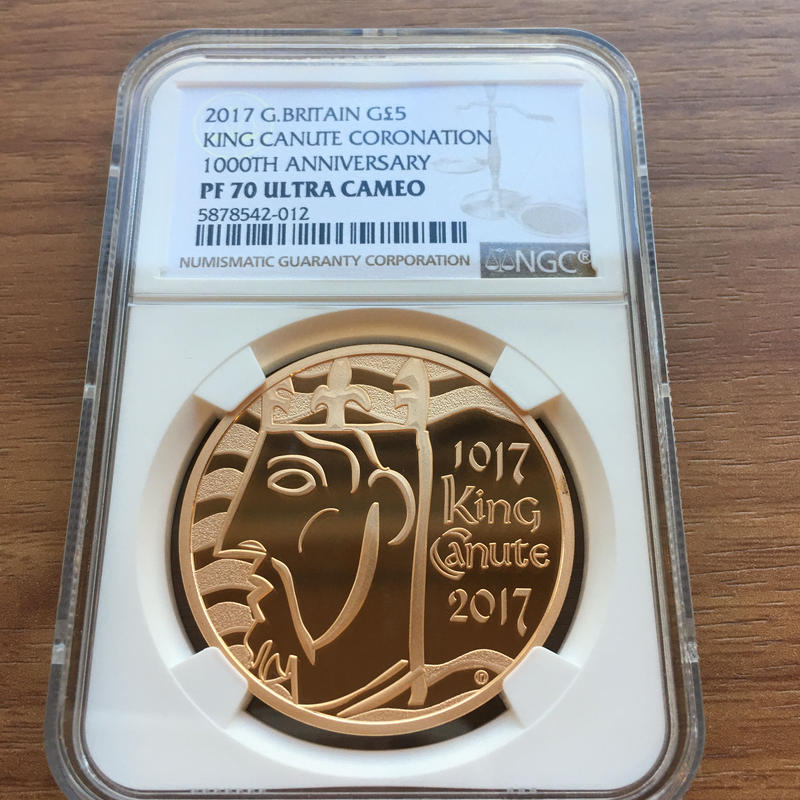 超貴重！イングランド クヌート1世 戴冠1000年記念銀貨 PCGS鑑定済み 超貴重！イングランド クヌート1世 戴冠1000年記念銀貨 PCGS鑑定済み
