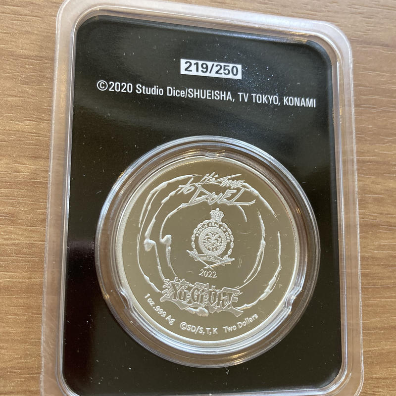 2022SUMMER/AUTUMN新作 遊戯王1オンス2ドル銀貨2枚 250セット限り